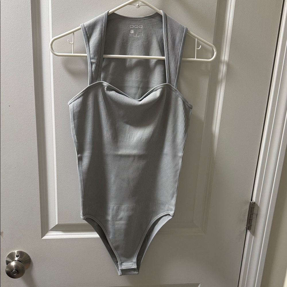 New w/o tags, Elegant Gray Women's Shapewear Bodysuit